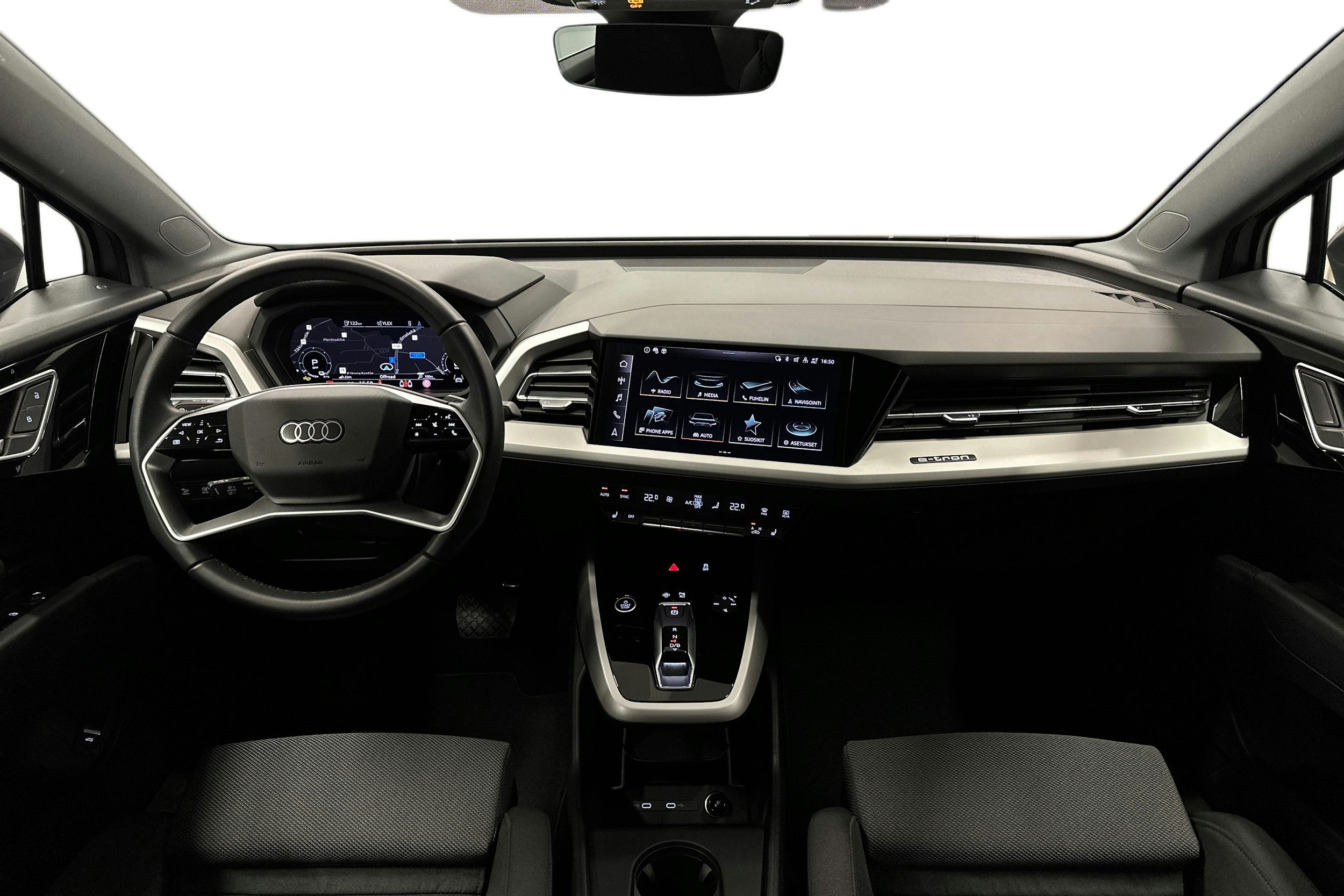 harmaa Audi Q4 e-tron 2025 kuva 9.