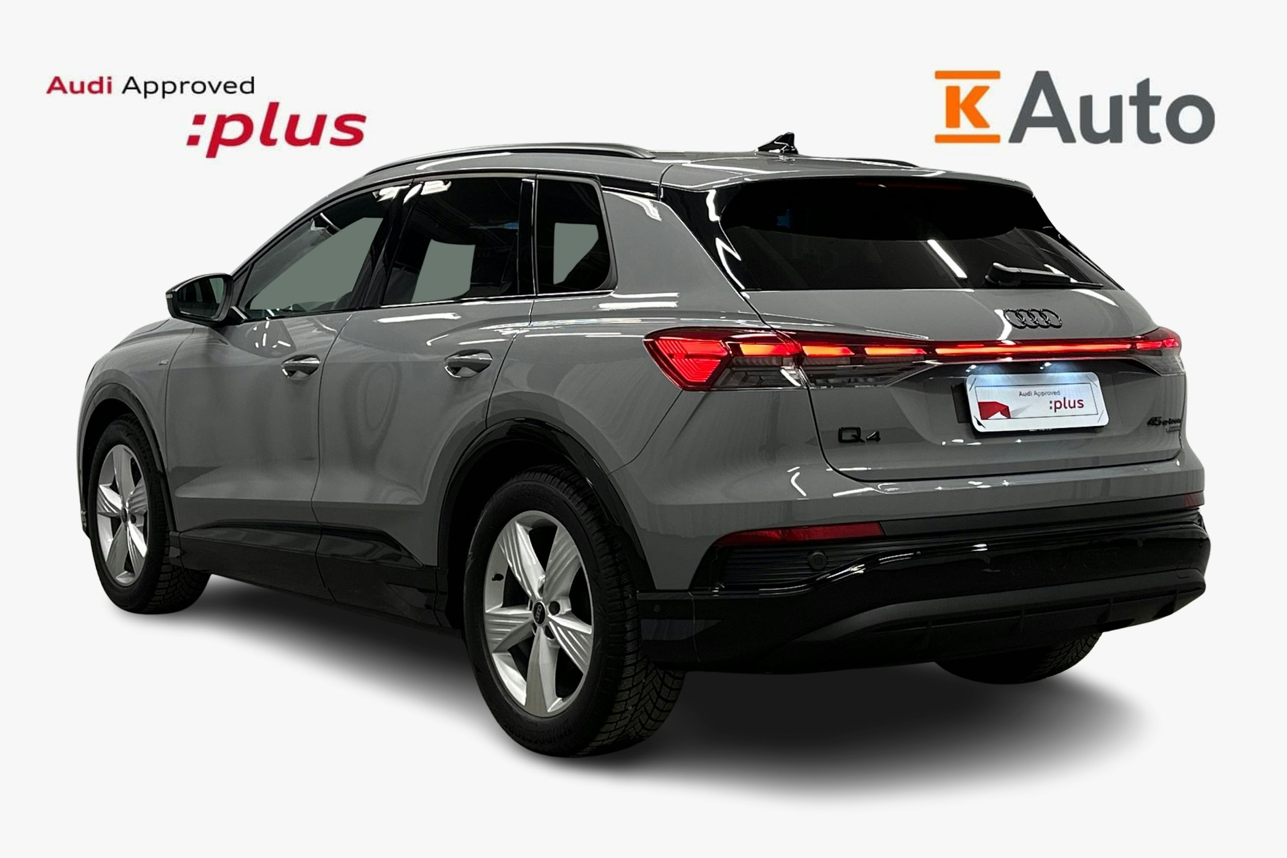 harmaa Audi Q4 e-tron 2025 kuva 3.