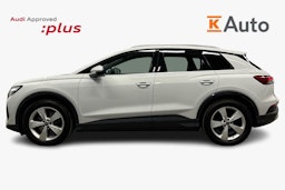 valkoinen Audi Q4 e-tron 2025 kuva 6.