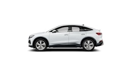 valkoinen Audi Q4 e-tron 2025 kuva 6.