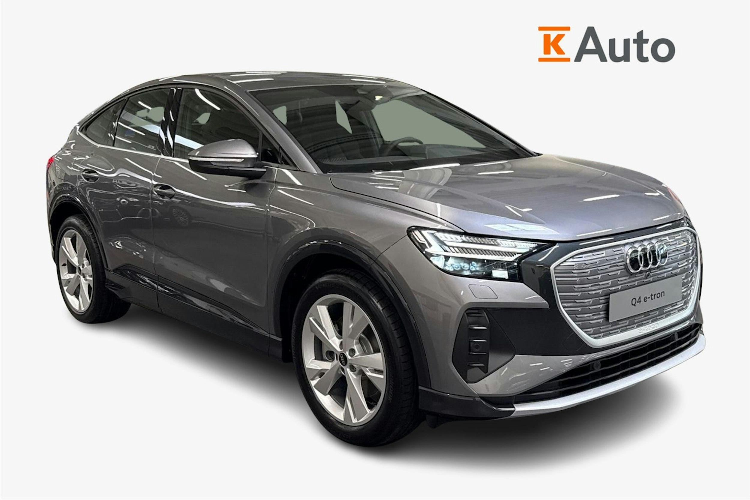 met. harmaa Audi Q4 e-tron 2025 kuva 1.