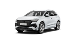 met. valkoinen Audi Q4 e-tron 2025 kuva 1.