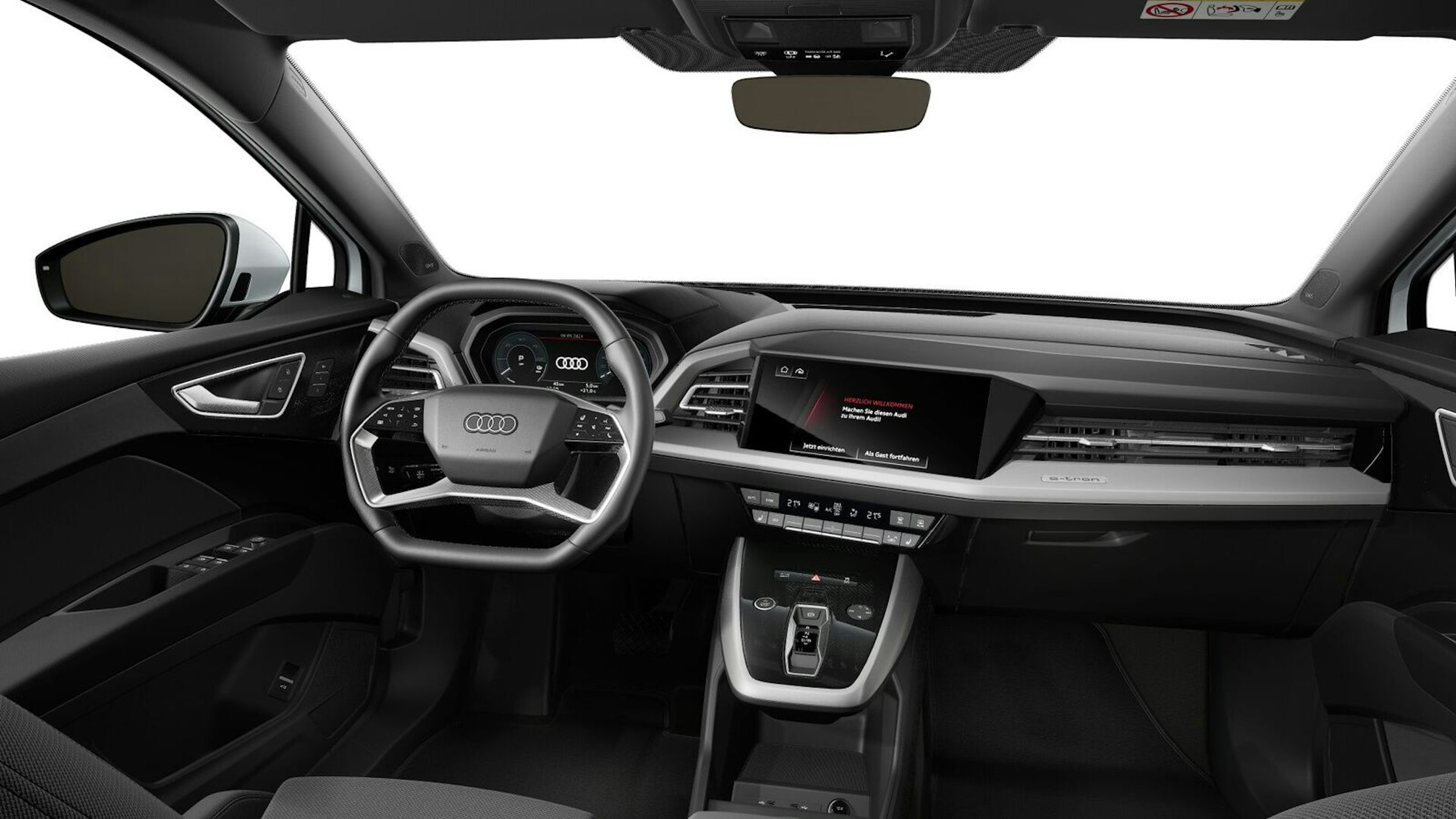 met. valkoinen Audi Q4 e-tron 2025 kuva 7.