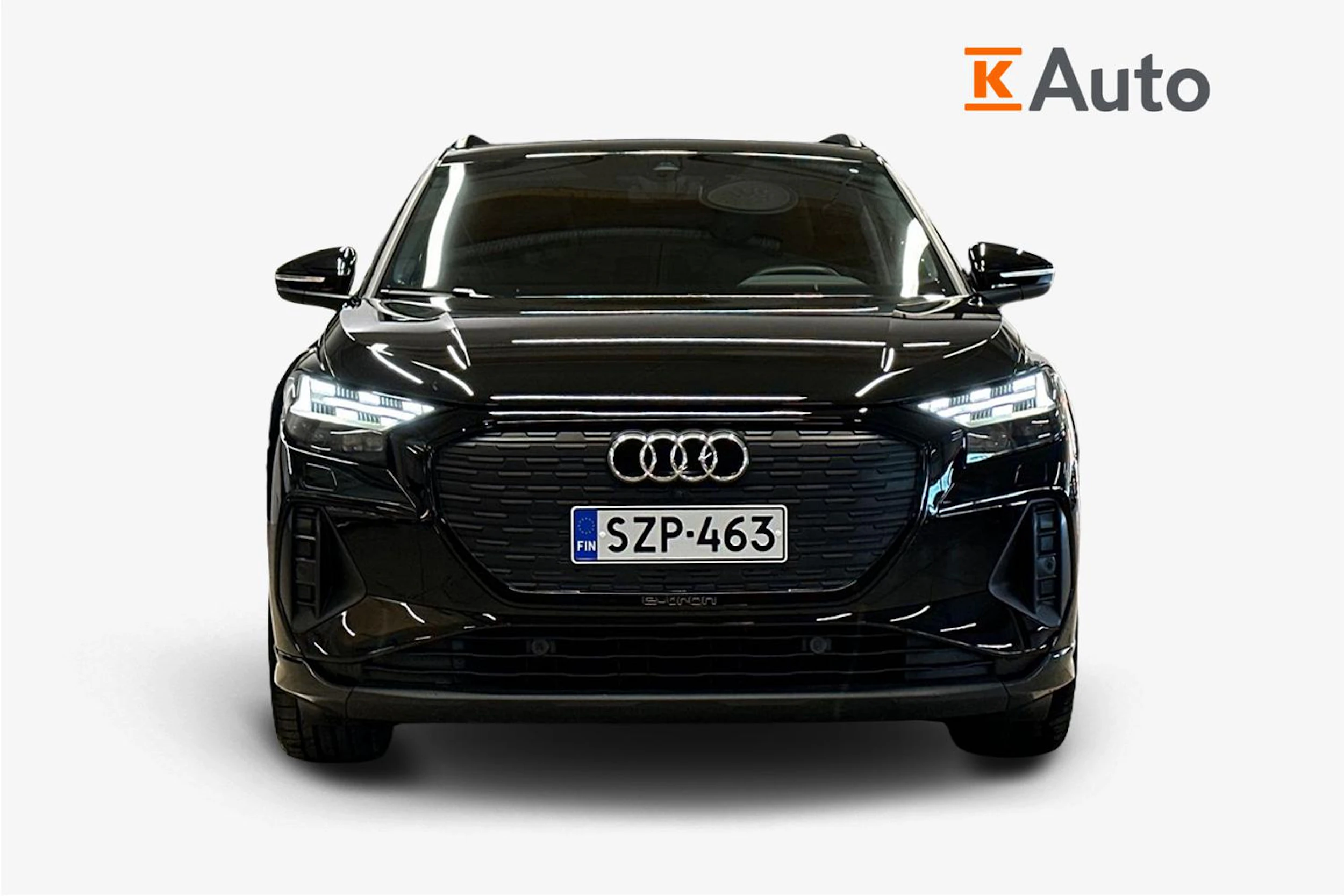 musta Audi Q4 e-tron 2025 kuva 4.