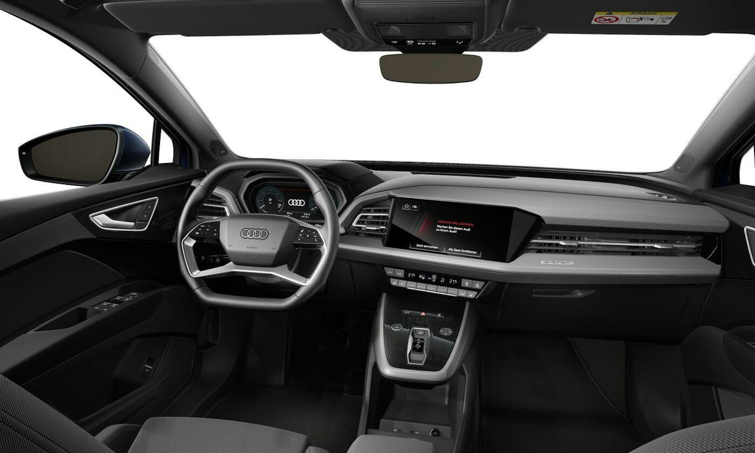 sininen Audi Q4 e-tron 2025 kuva 5.