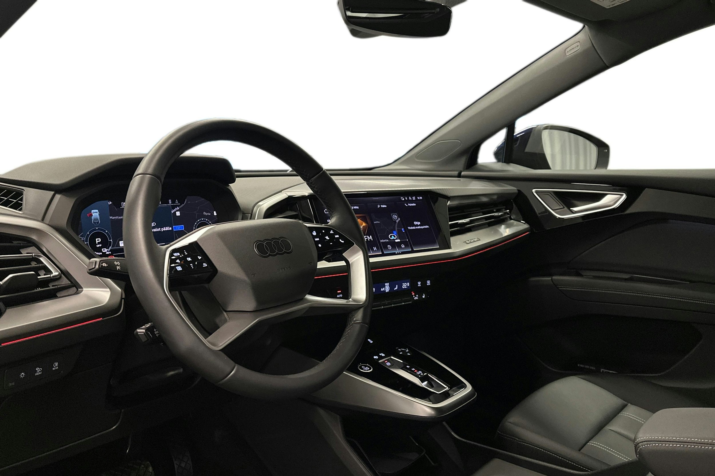 sininen Audi Q4 e-tron 2025 kuva 7.