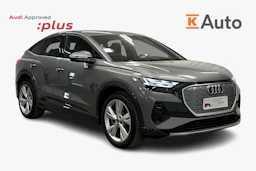 harmaa Audi Q4 e-tron 2026 kuva 1.
