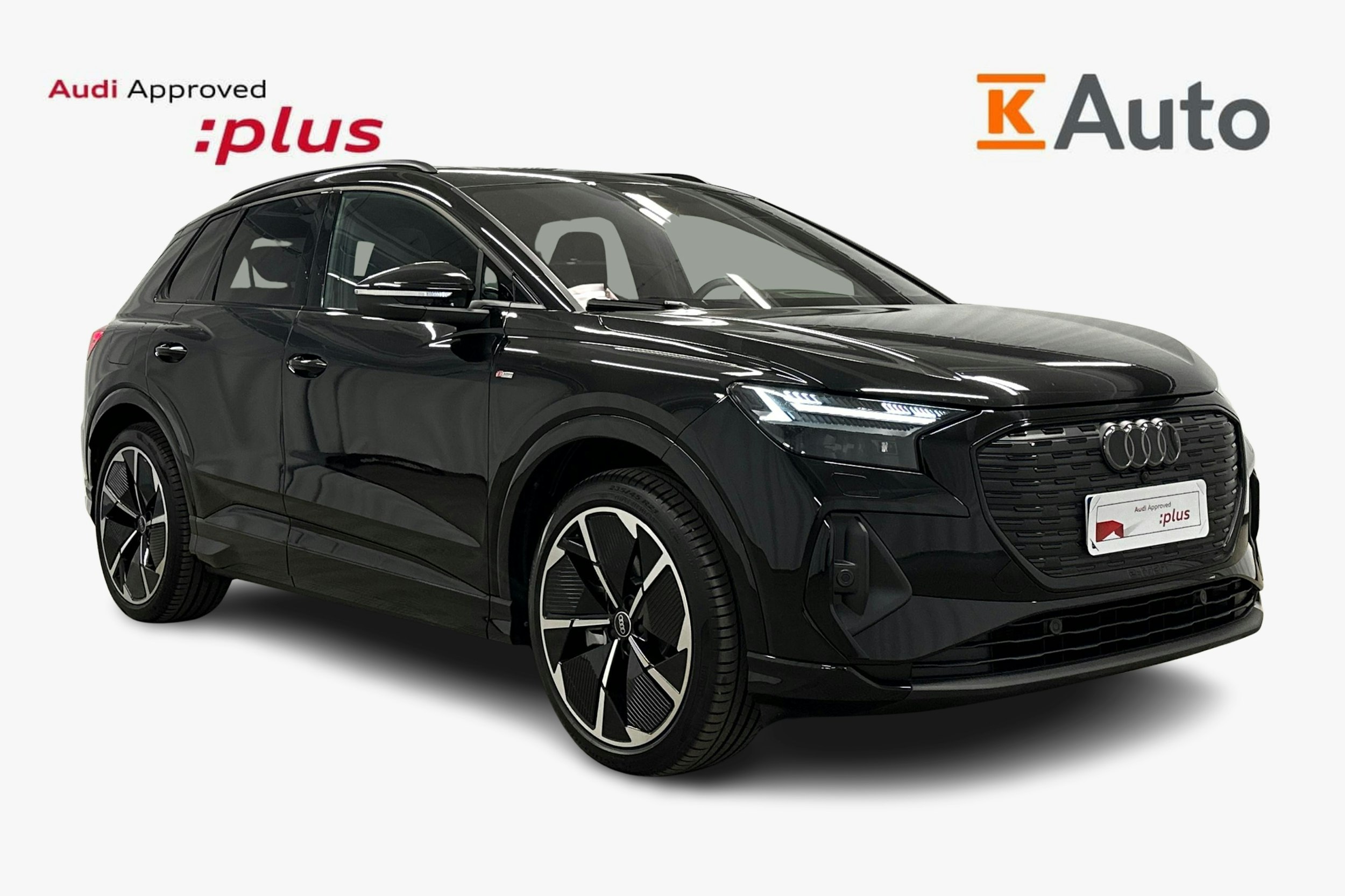 musta Audi Q4 e-tron 2025 kuva 1.