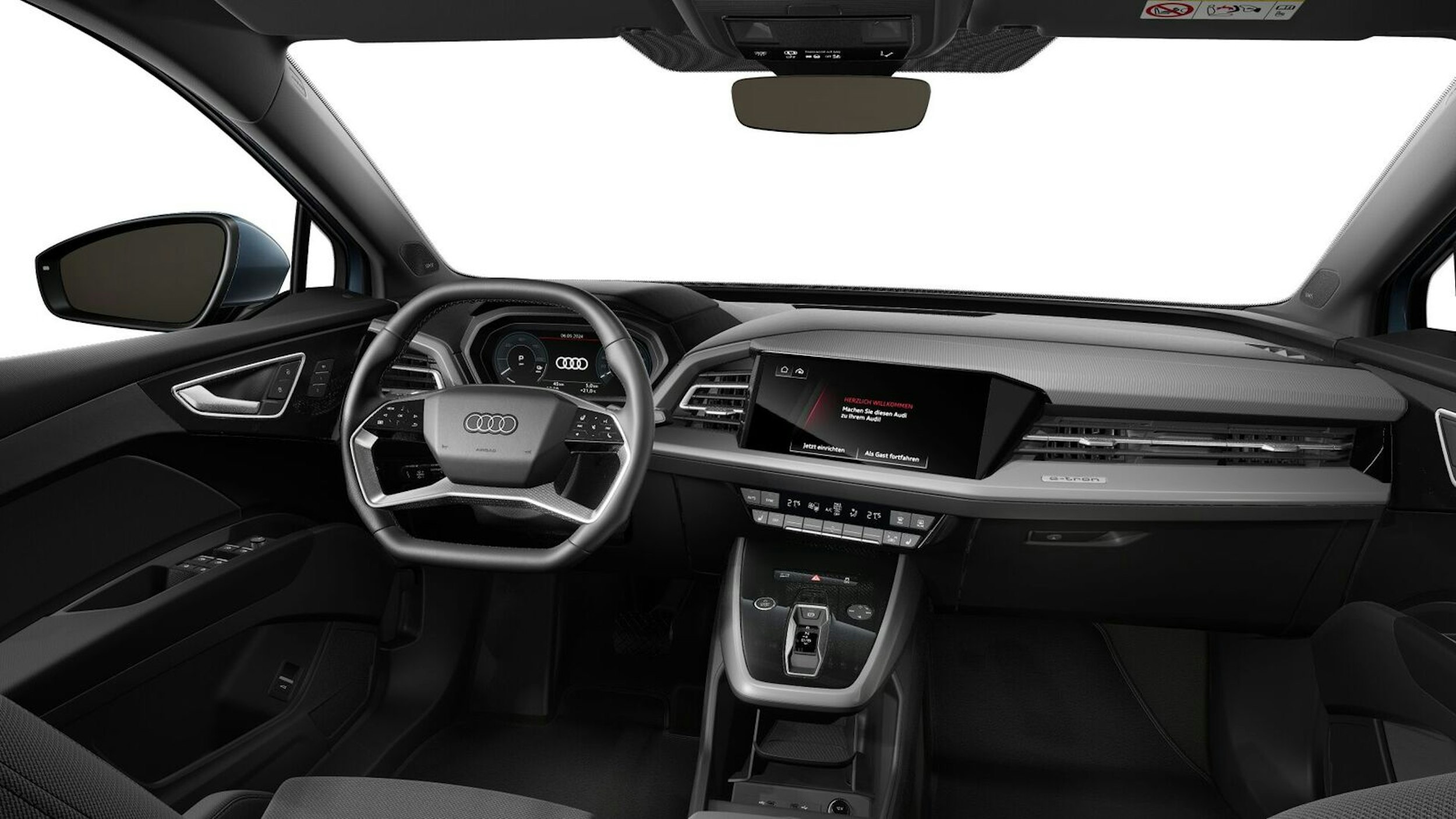 met. sininen Audi Q4 e-tron 2025 kuva 8.