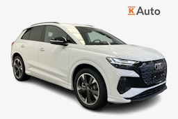 jäätikön valkoinen Audi Q4 e-tron 2025 kuva 1.