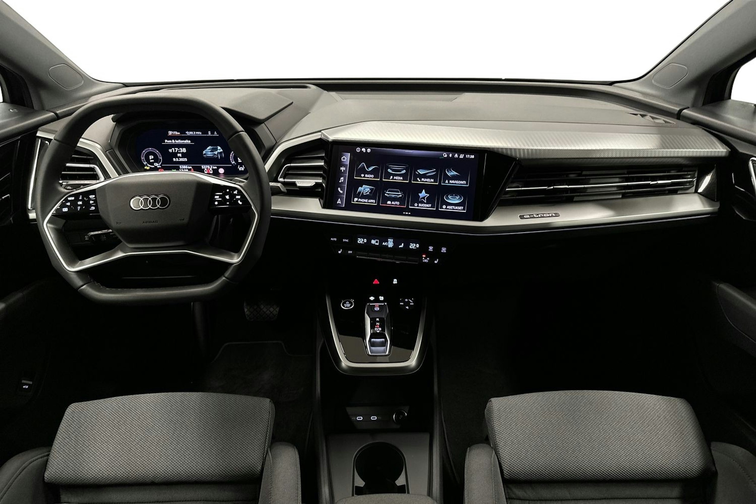 musta Audi Q4 e-tron 2025 kuva 9.