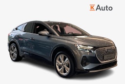 sininen Audi Q4 e-tron 2025 kuva 1.