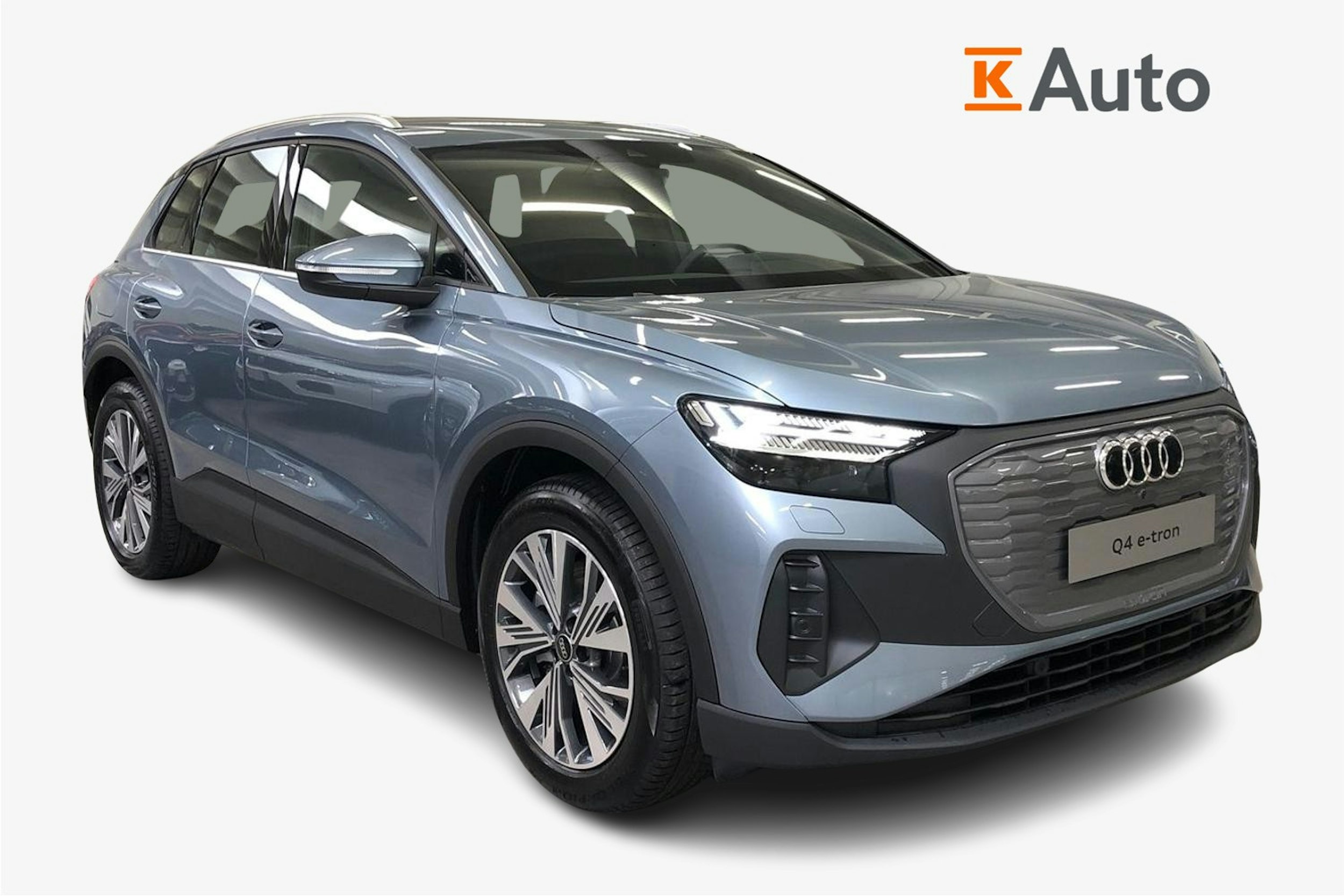 met. sininen Audi Q4 e-tron 2025 kuva 1.