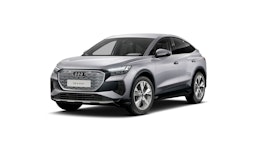 met. harmaa Audi Q4 e-tron 2025 kuva 1.
