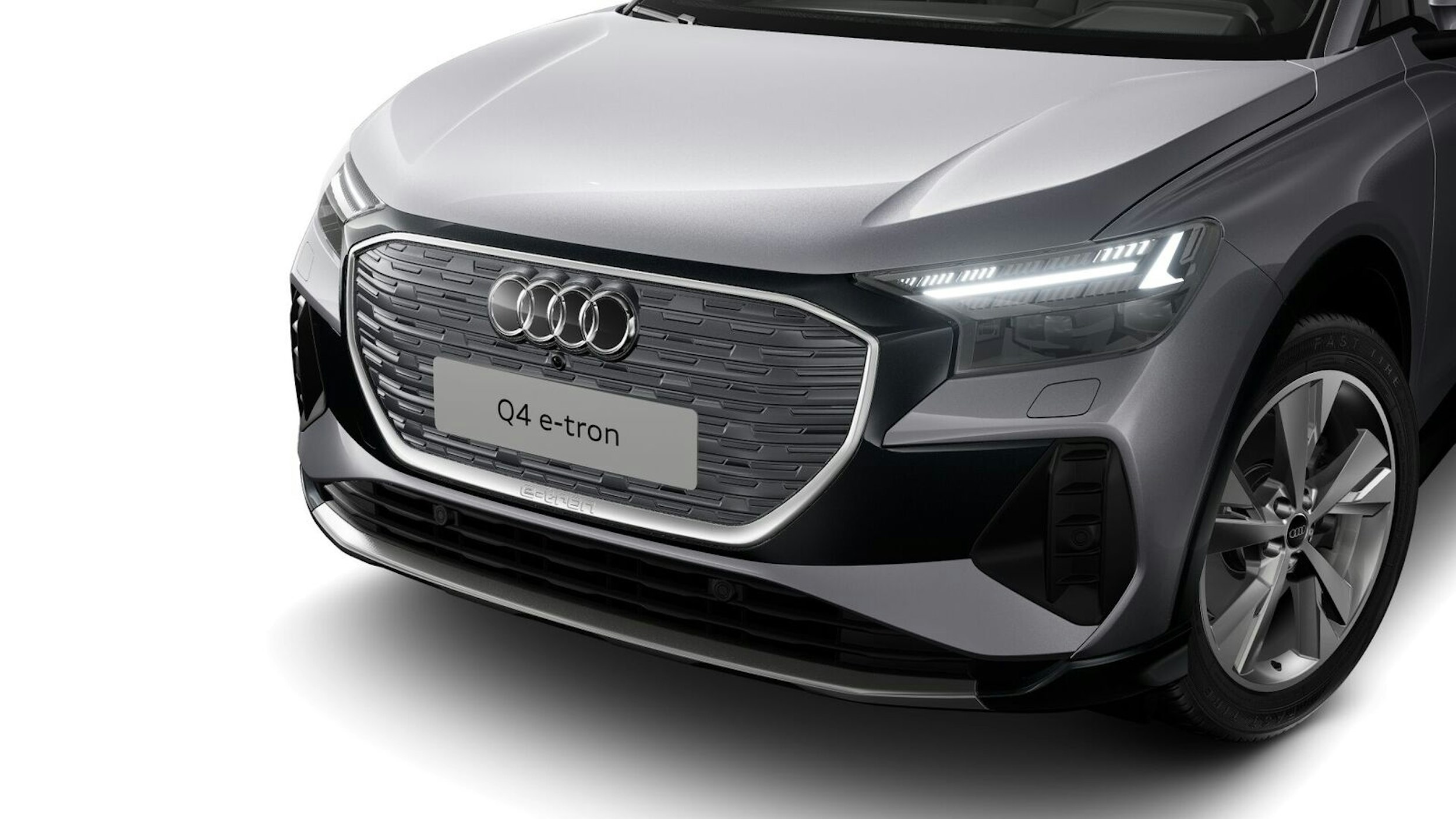met. harmaa Audi Q4 e-tron 2025 kuva 2.