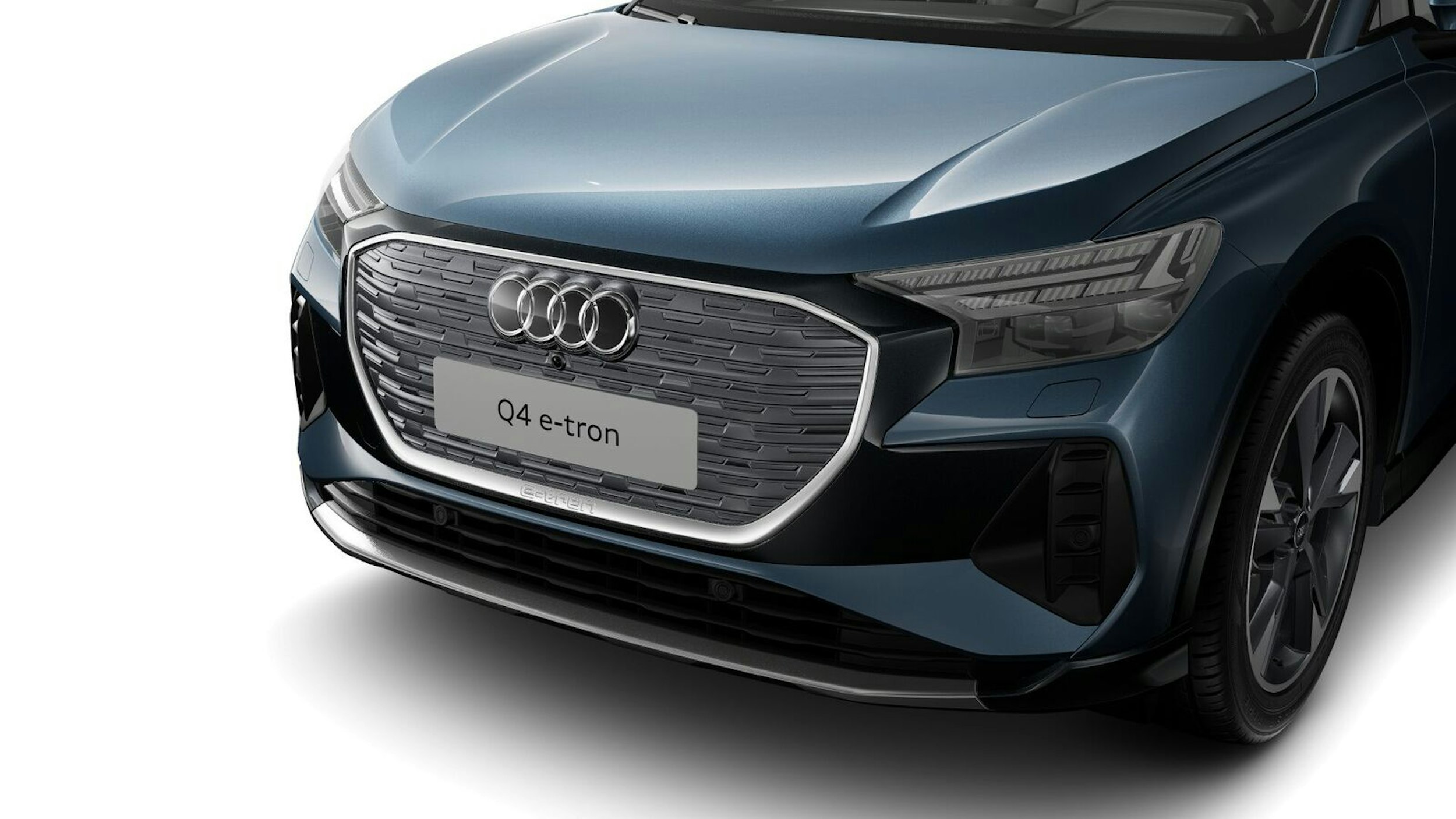 met. sininen Audi Q4 e-tron 2025 kuva 6.