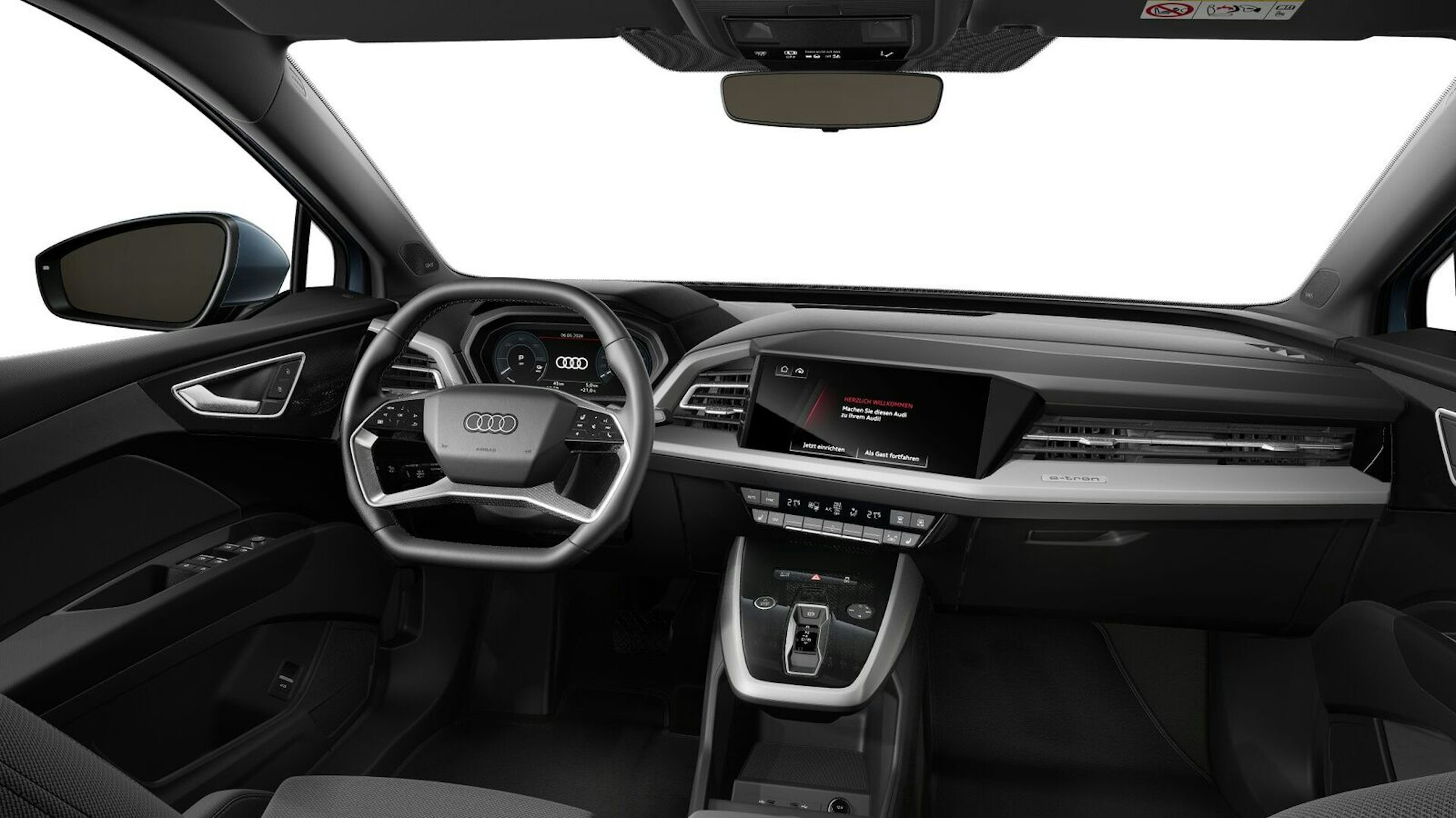 met. sininen Audi Q4 e-tron 2025 kuva 8.