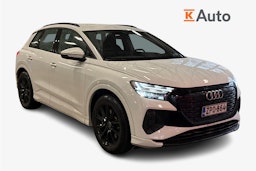 valkoinen Audi Q4 e-tron 2025 kuva 1.