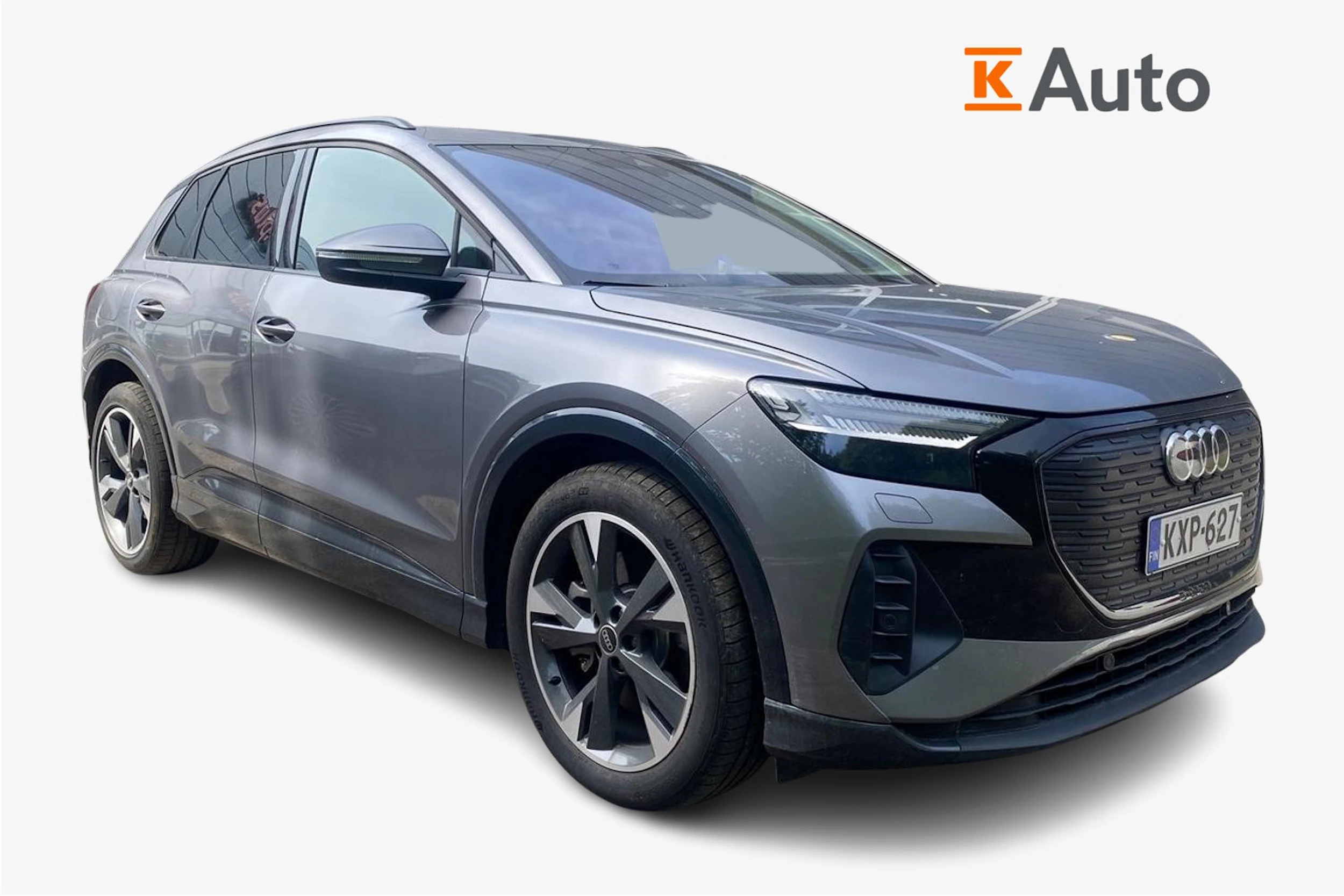 Harmaa Audi Q4 e-tron 2026 kuva 1.
