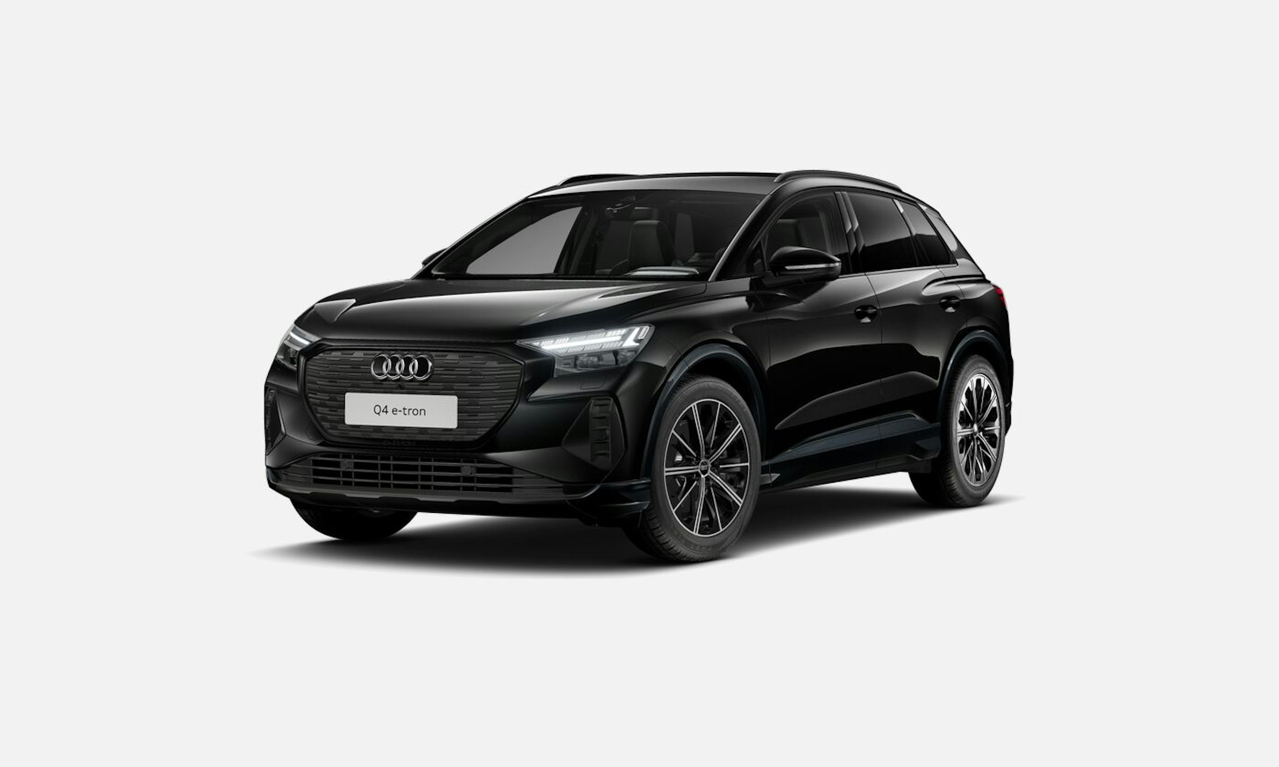 musta Audi Q4 e-tron 2026 kuva 1.