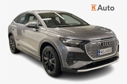 harmaa Audi Q4 e-tron 2026 kuva 1.