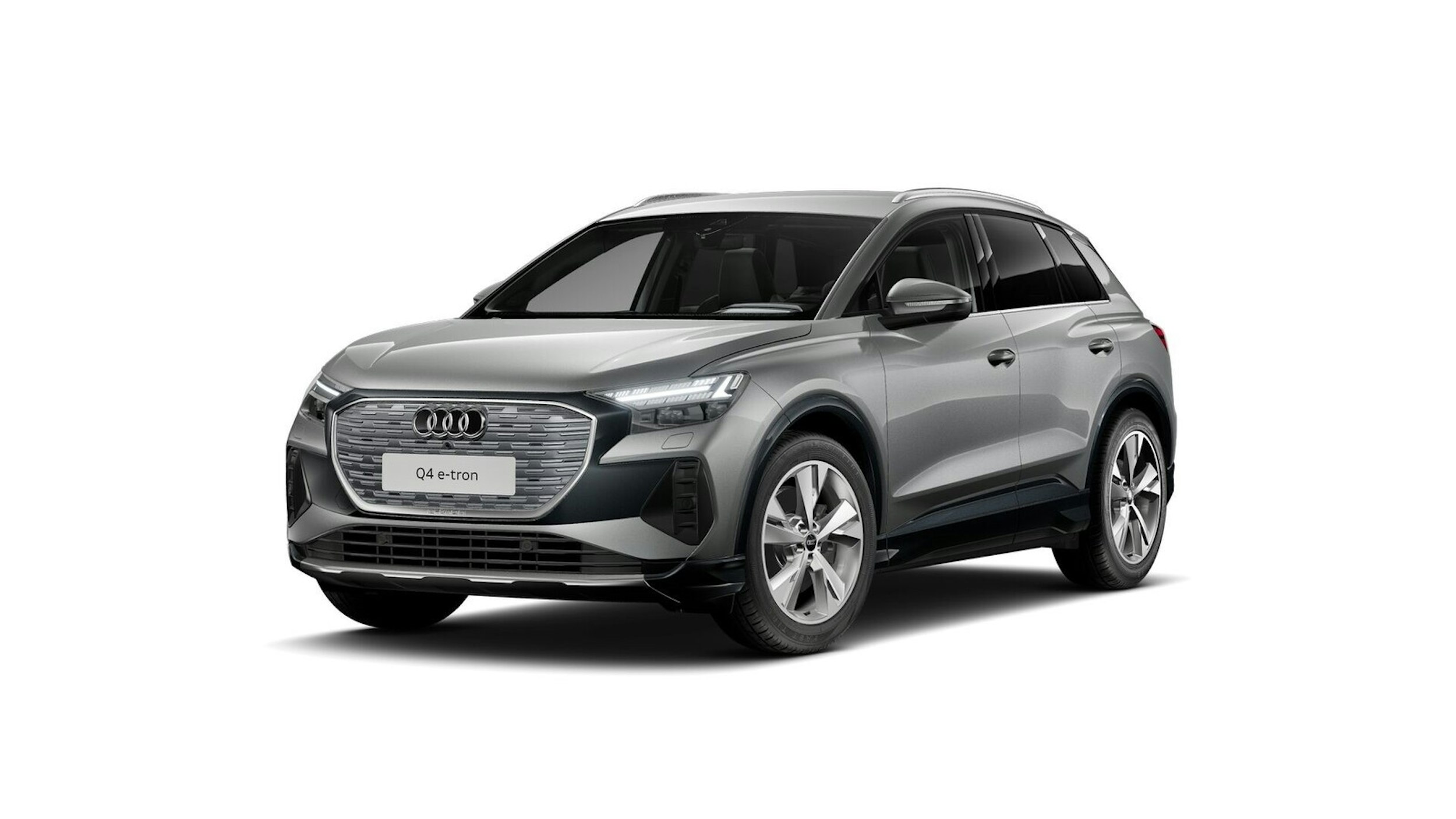 taifun harmaa Audi Q4 e-tron 2026 kuva 1.