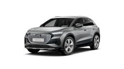 taifun harmaa Audi Q4 e-tron 2026 kuva 1.