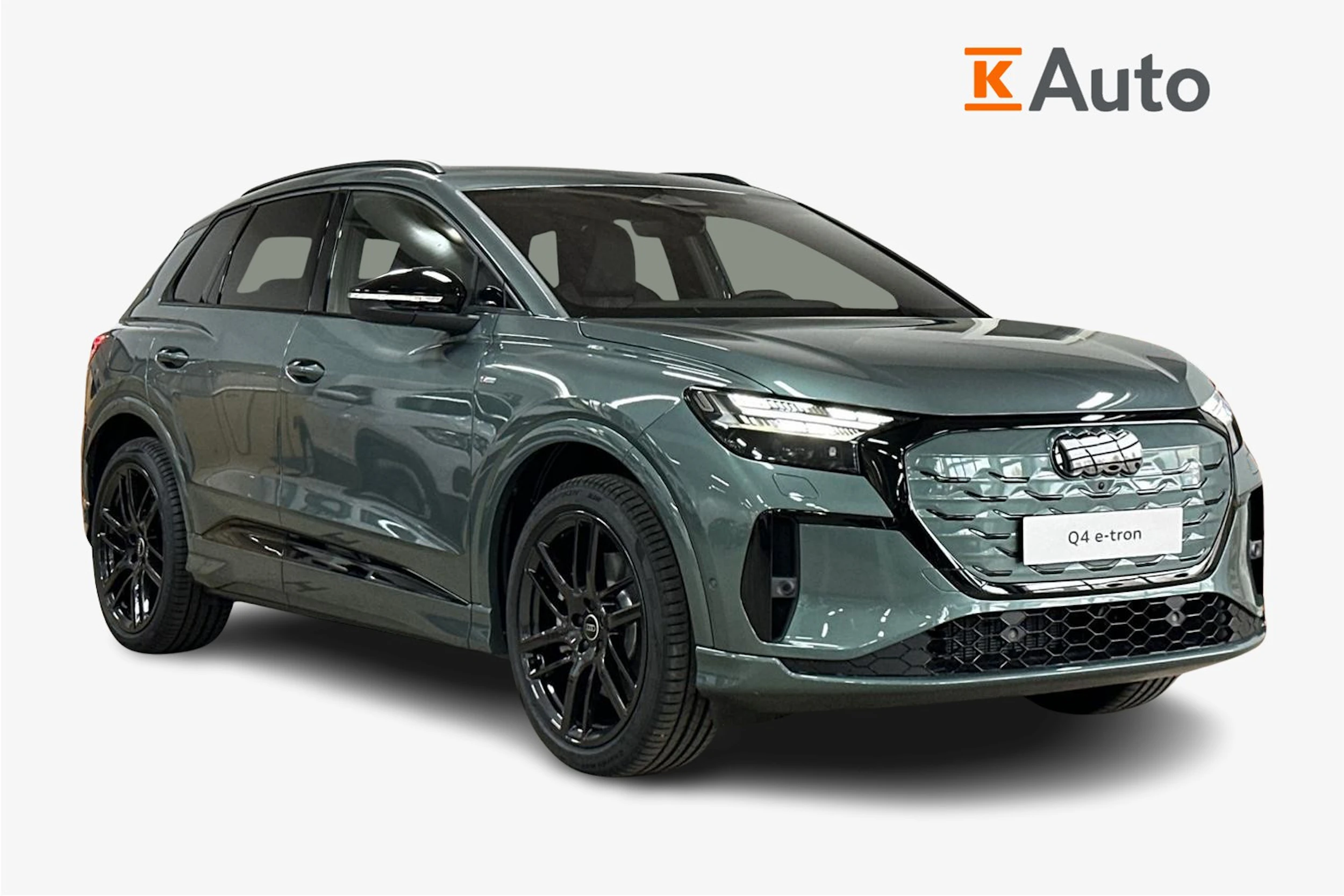 met. vihreä Audi Q4 e-tron 2026 kuva 1.