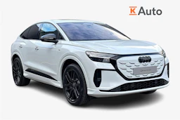 valkoinen Audi Q4 e-tron 2026 kuva 1.