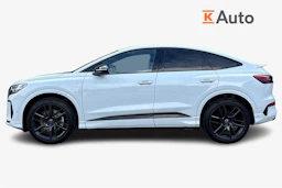 valkoinen Audi Q4 e-tron 2026 kuva 5.