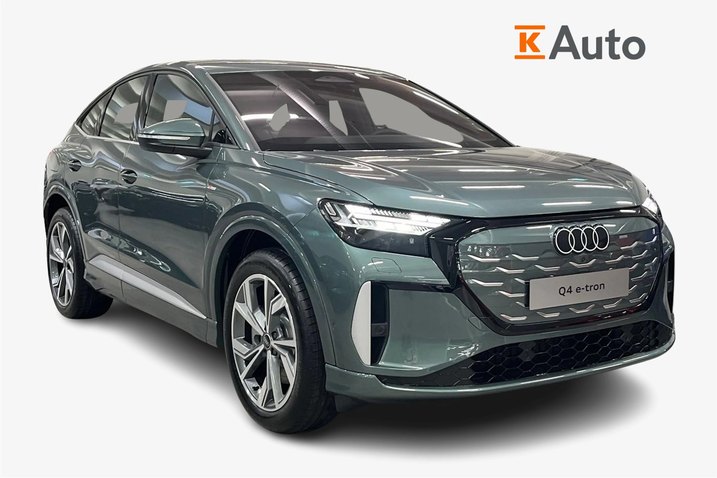 met. vihreä Audi Q4 e-tron 2026 kuva 1.