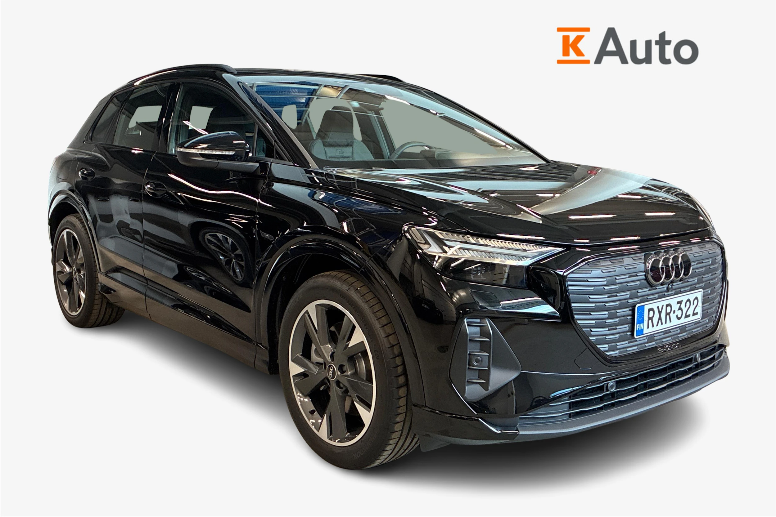 musta Audi Q4 e-tron 2026 kuva 1.