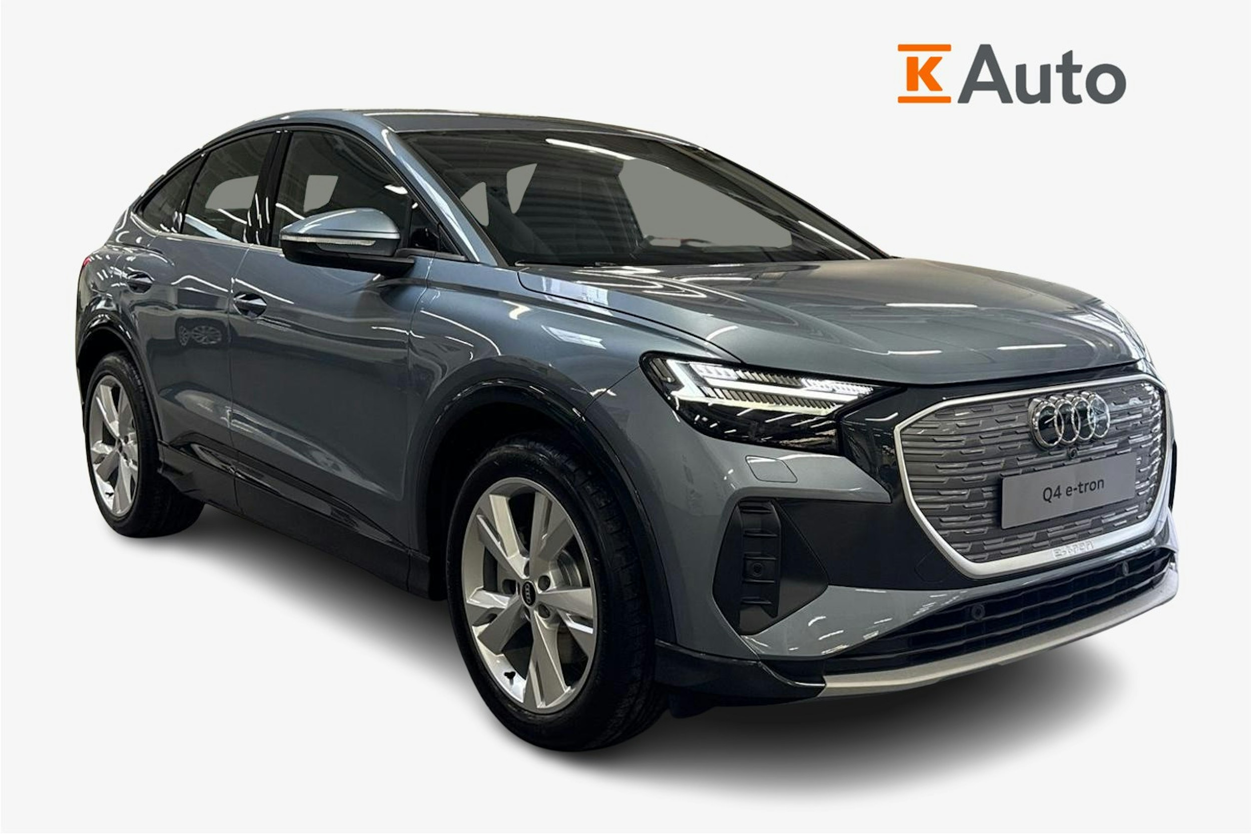 met. sininen Audi Q4 e-tron 2026 kuva 1.