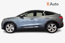 met. sininen Audi Q4 e-tron 2026 kuva 5.