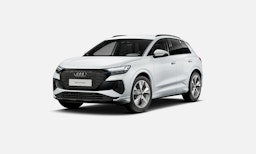jäätikön valkoinen Audi Q4 e-tron 2026 kuva 1.