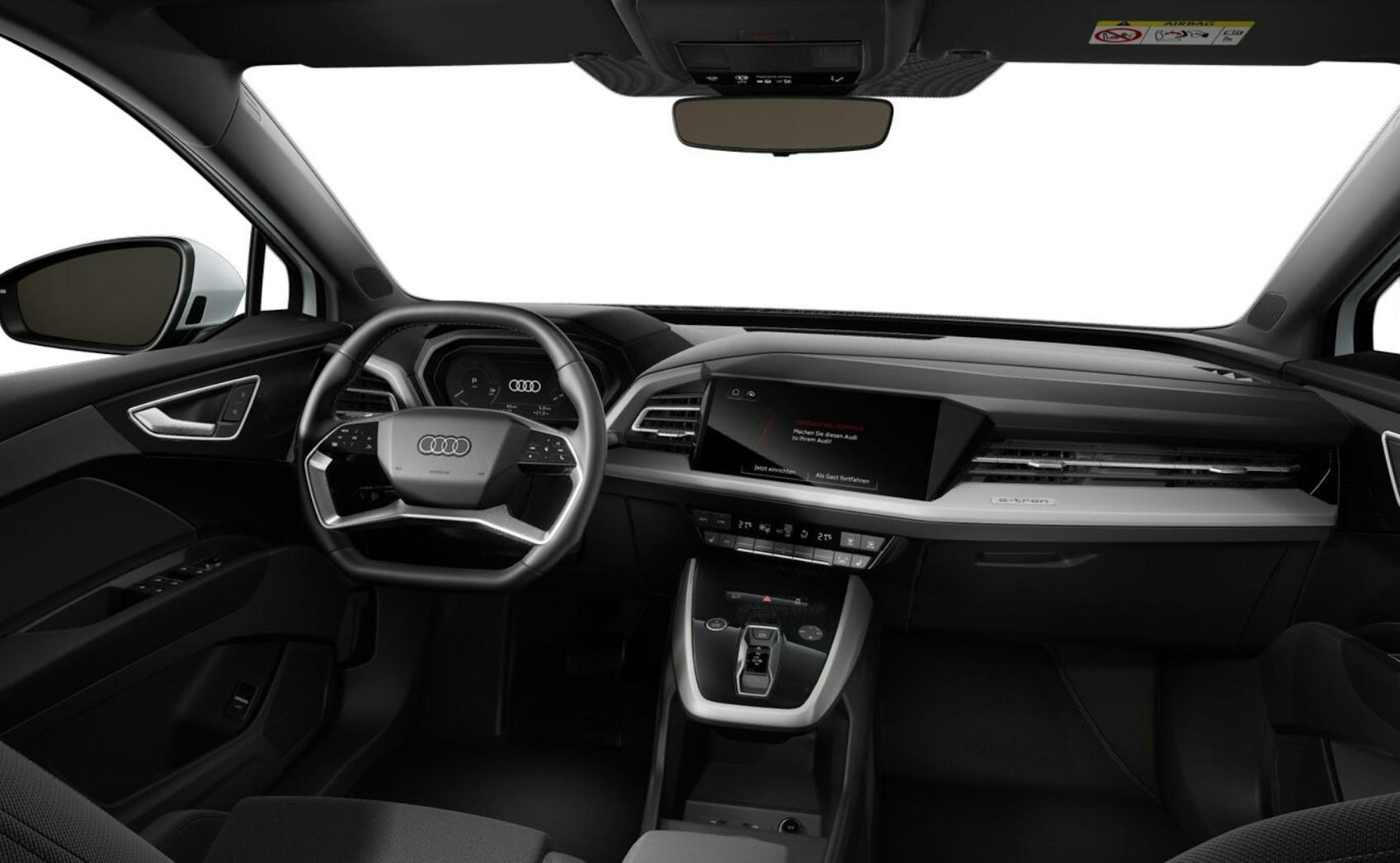 met. valkoinen Audi Q4 e-tron 2026 kuva 7.