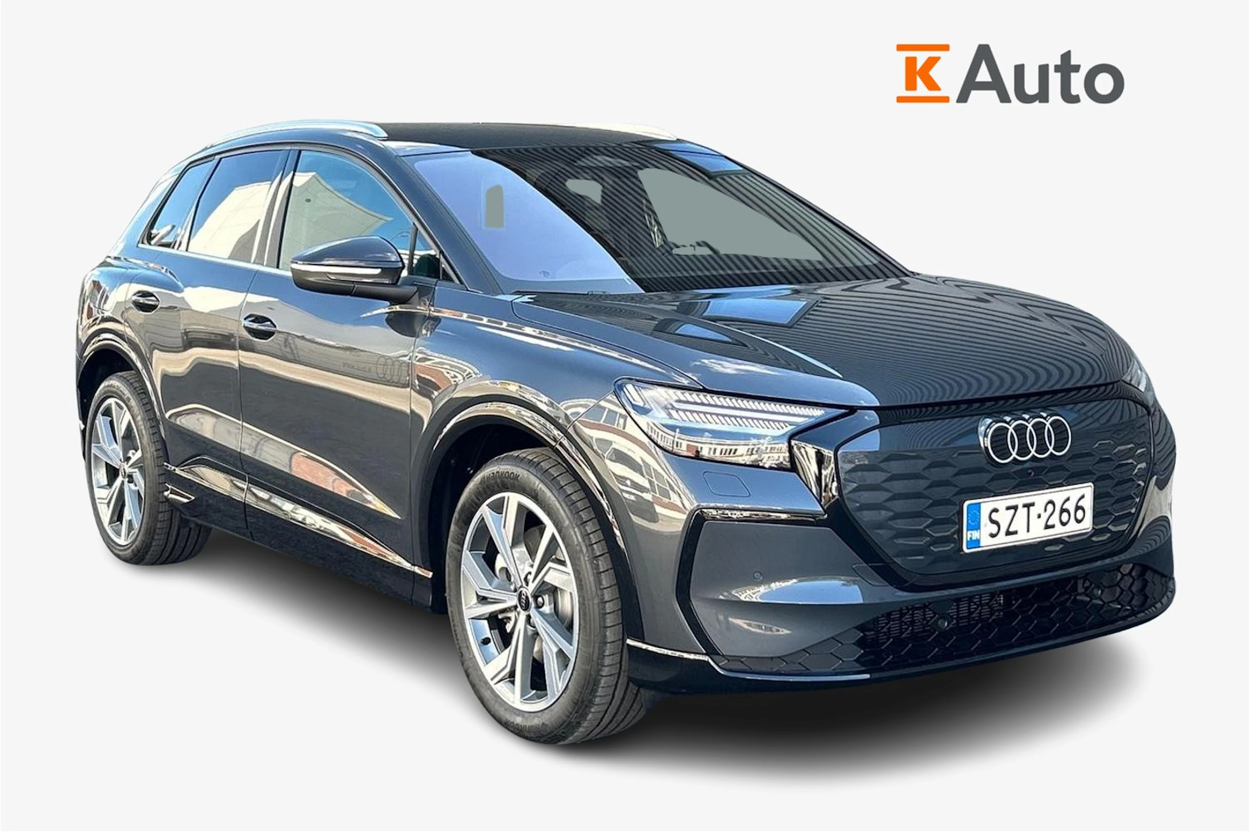 harmaa Audi Q4 e-tron 2026 kuva 1.