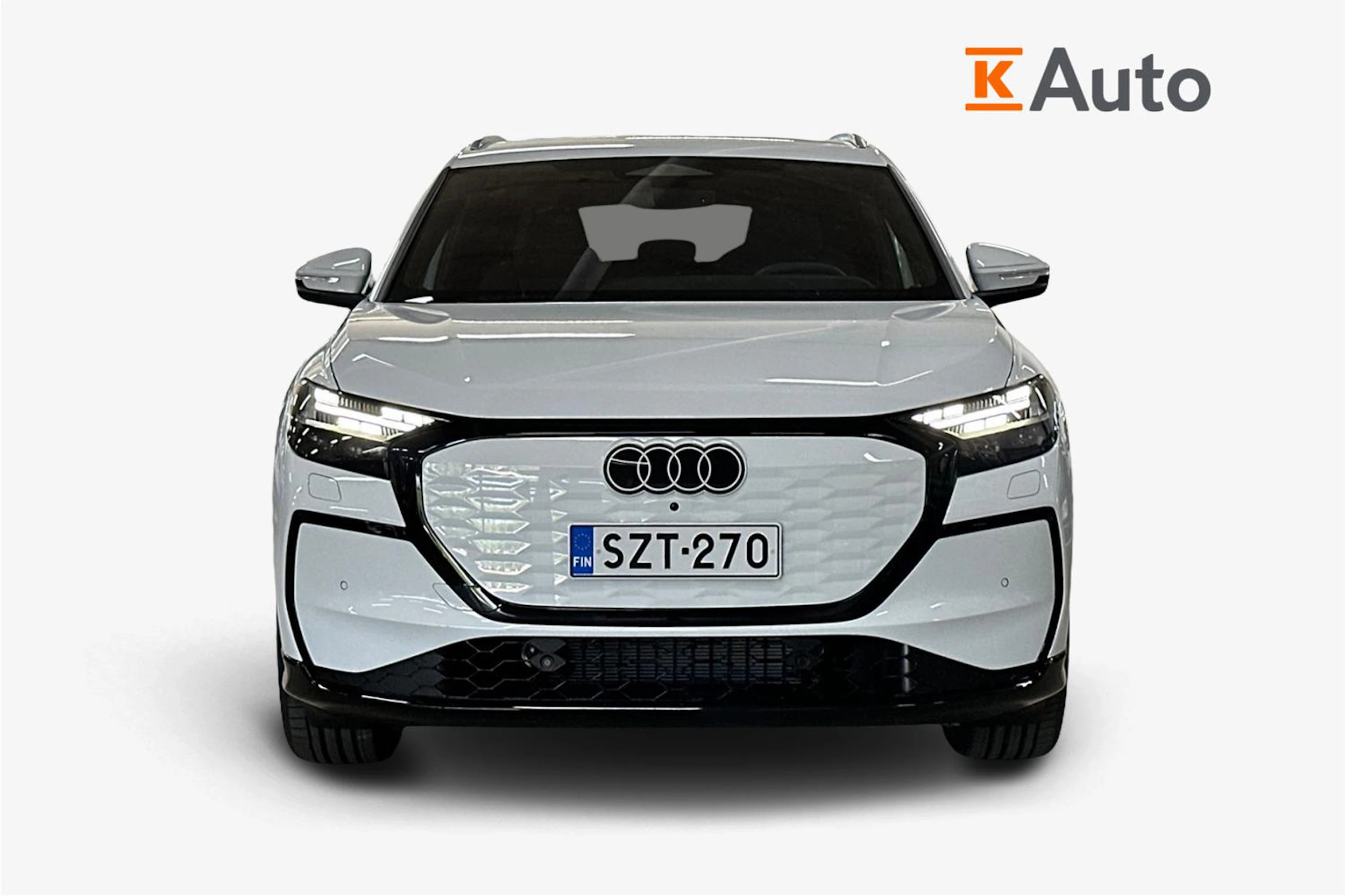 met. valkoinen Audi Q4 e-tron 2026 kuva 4.