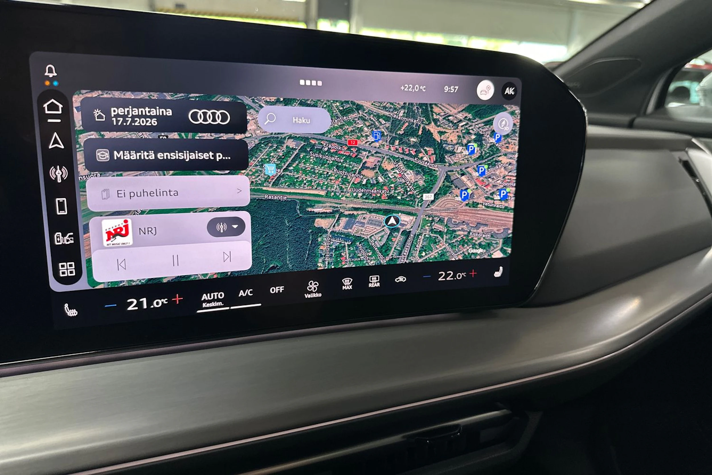 met. valkoinen Audi Q4 e-tron 2026 kuva 21.