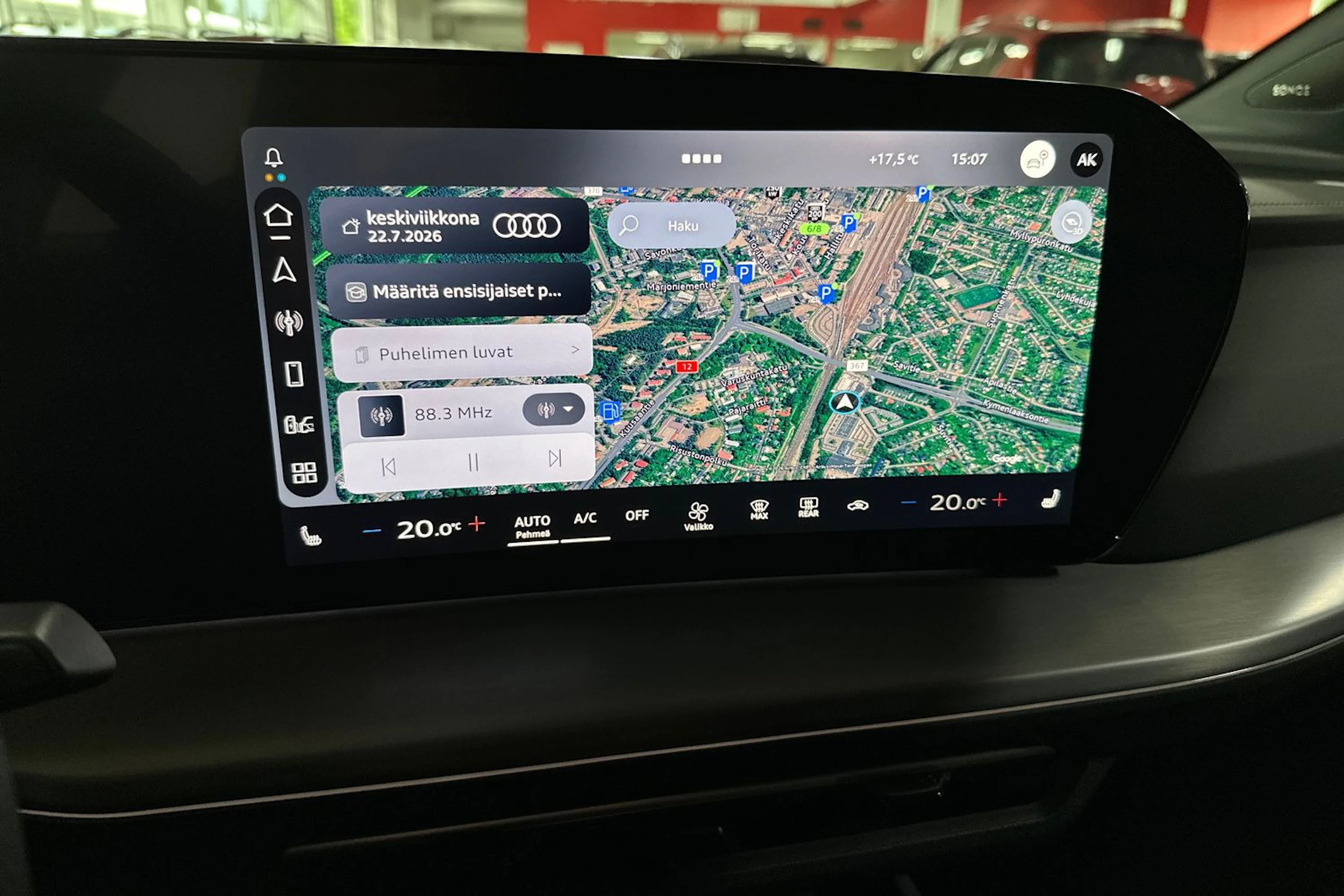 musta Audi Q4 e-tron 2026 kuva 15.