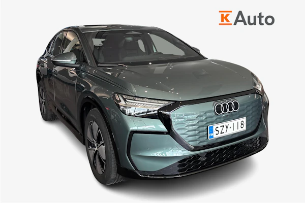 Audi Q4 e-tron Sportback e-tron quattro performance | Sage-vihreä | SONOS | Heti vapaa | Sisältää 2 x renkaat |