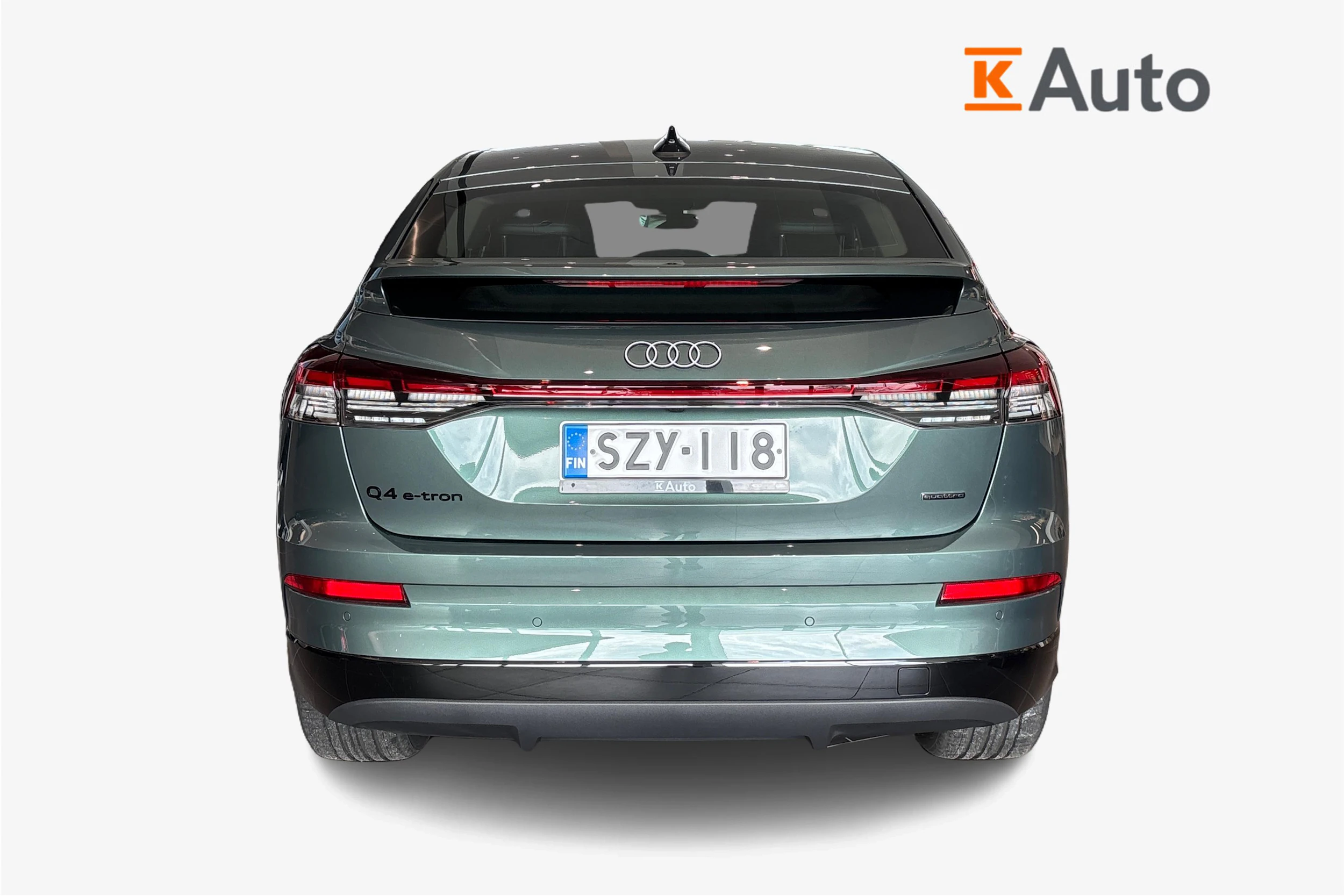vihreä Audi Q4 e-tron 2026 kuva 3.