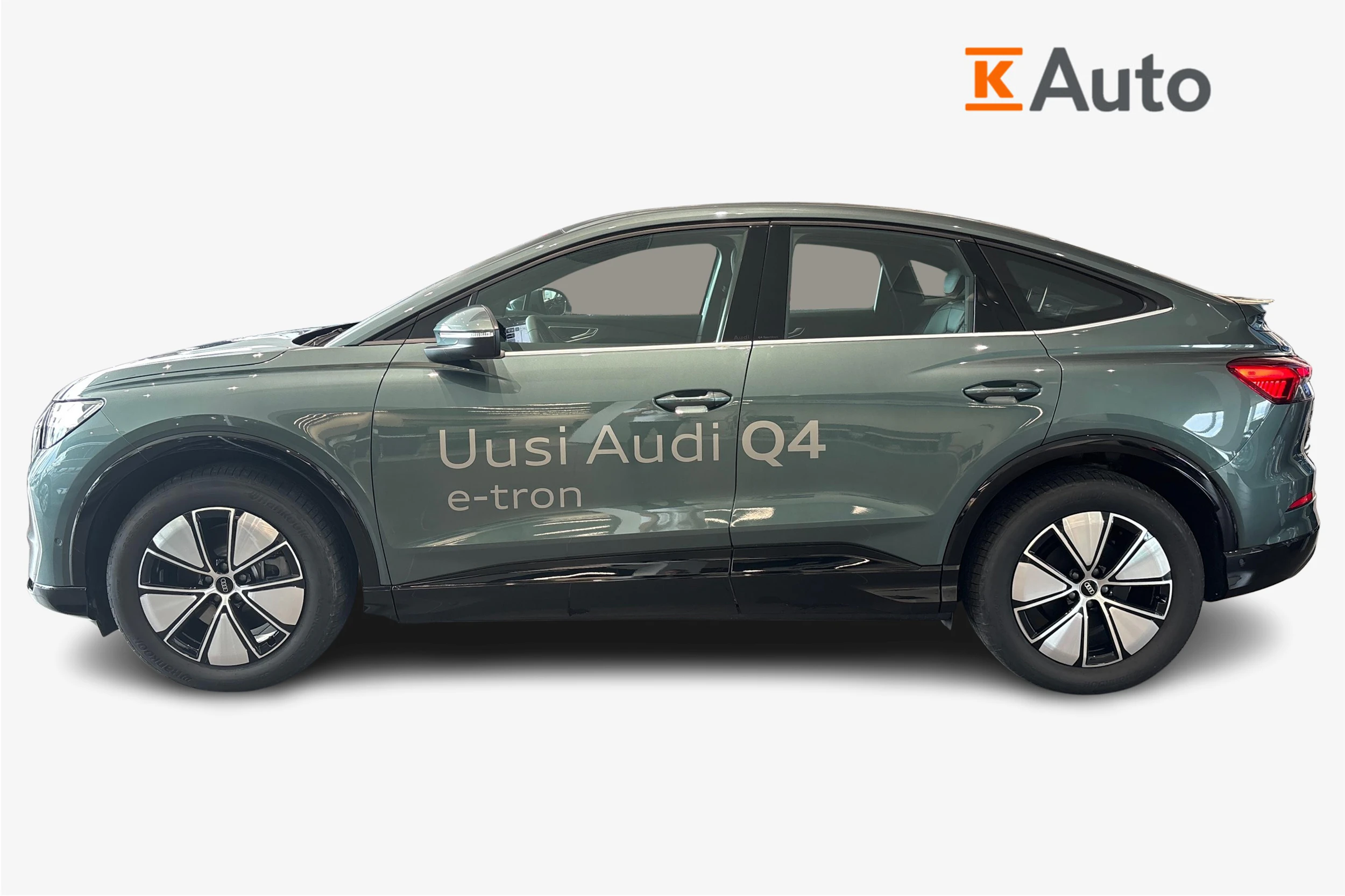 vihreä Audi Q4 e-tron 2026 kuva 5.