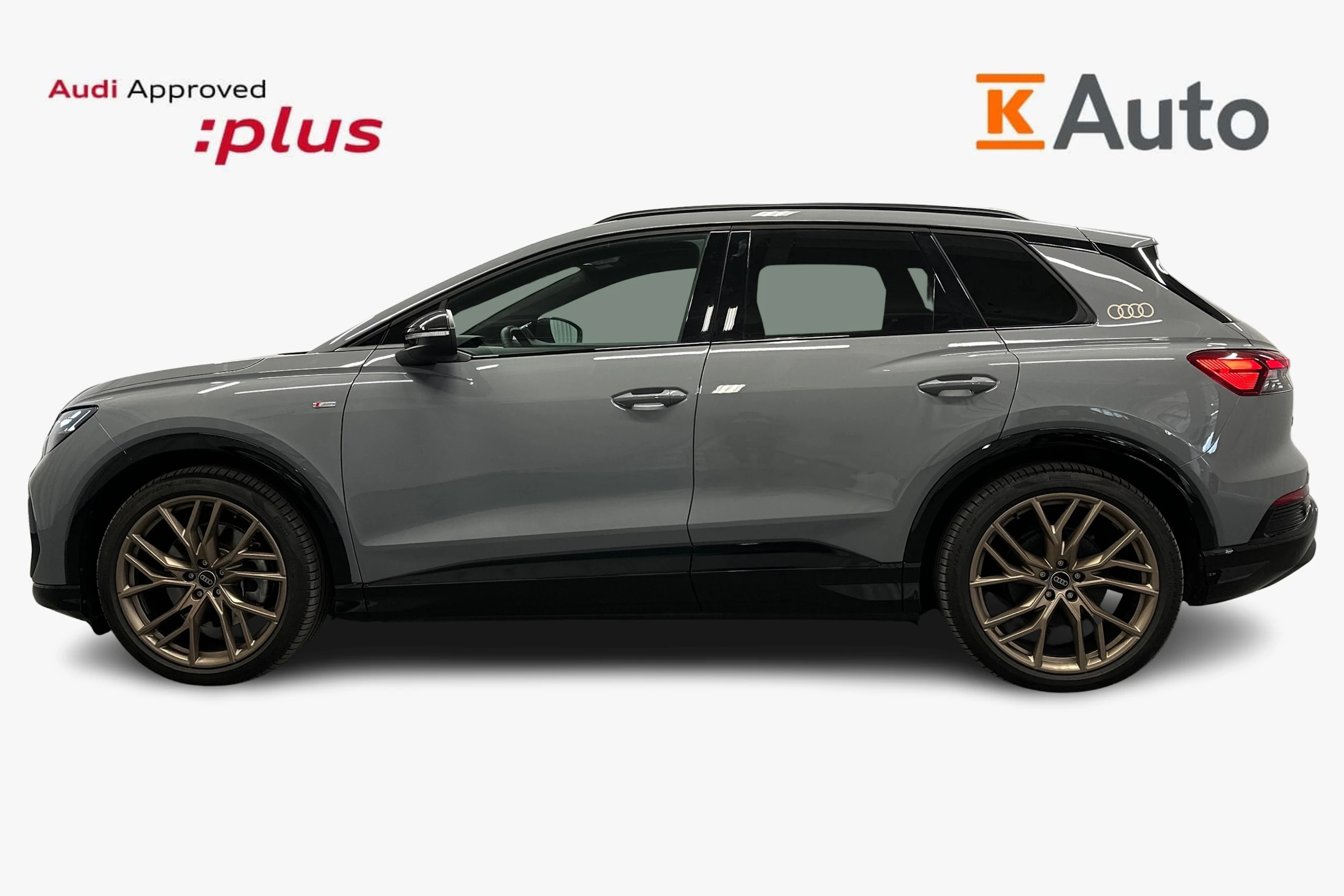 harmaa Audi Q4 e-tron 2026 kuva 5.
