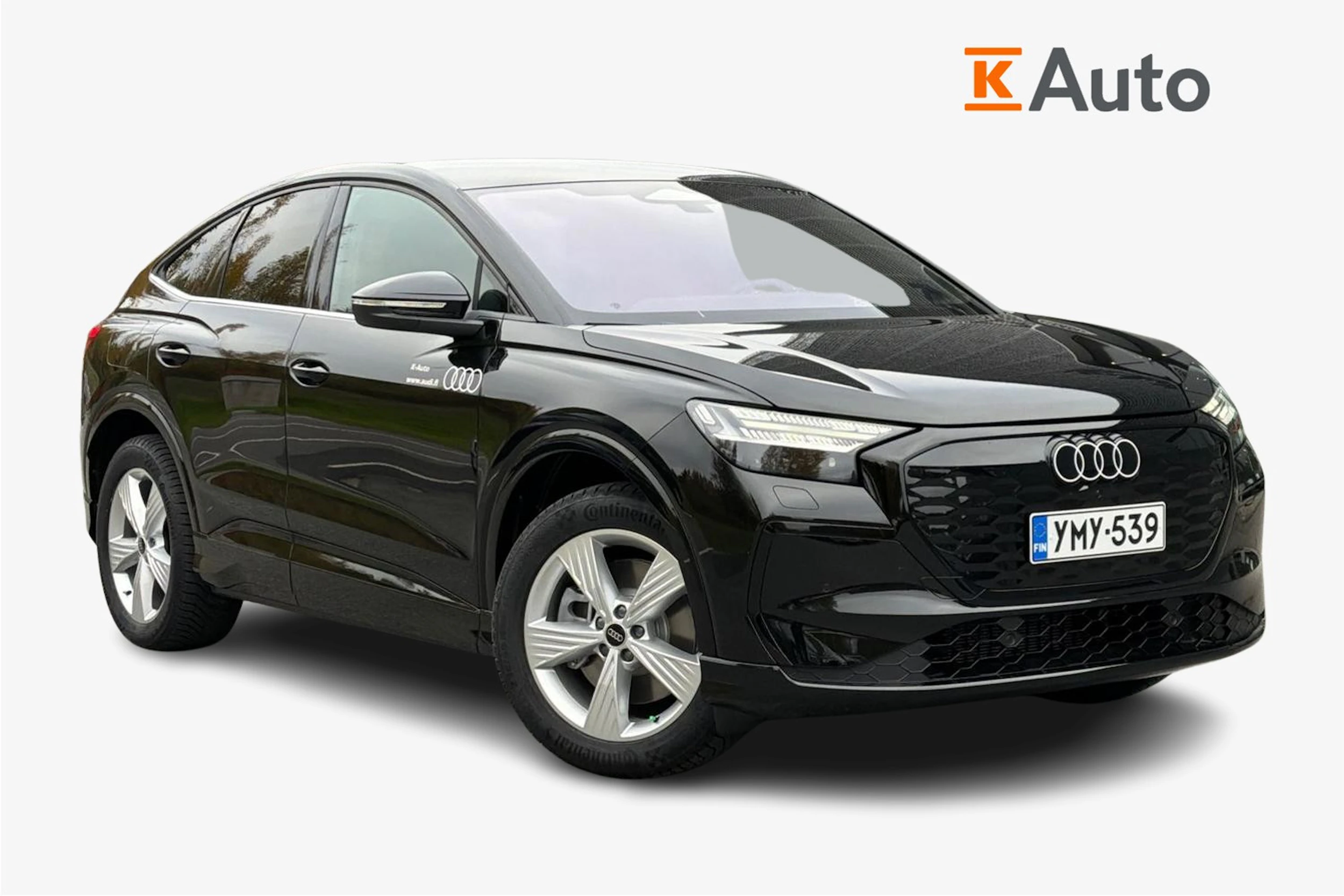 musta Audi Q4 e-tron 2026 kuva 1.