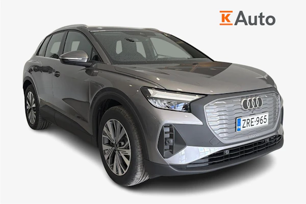 Audi Q4 e-tron 45 e-tron quattro I Metalliväri I Vetokoukku I Kaukovaloassistentti I Urheiluistuimet