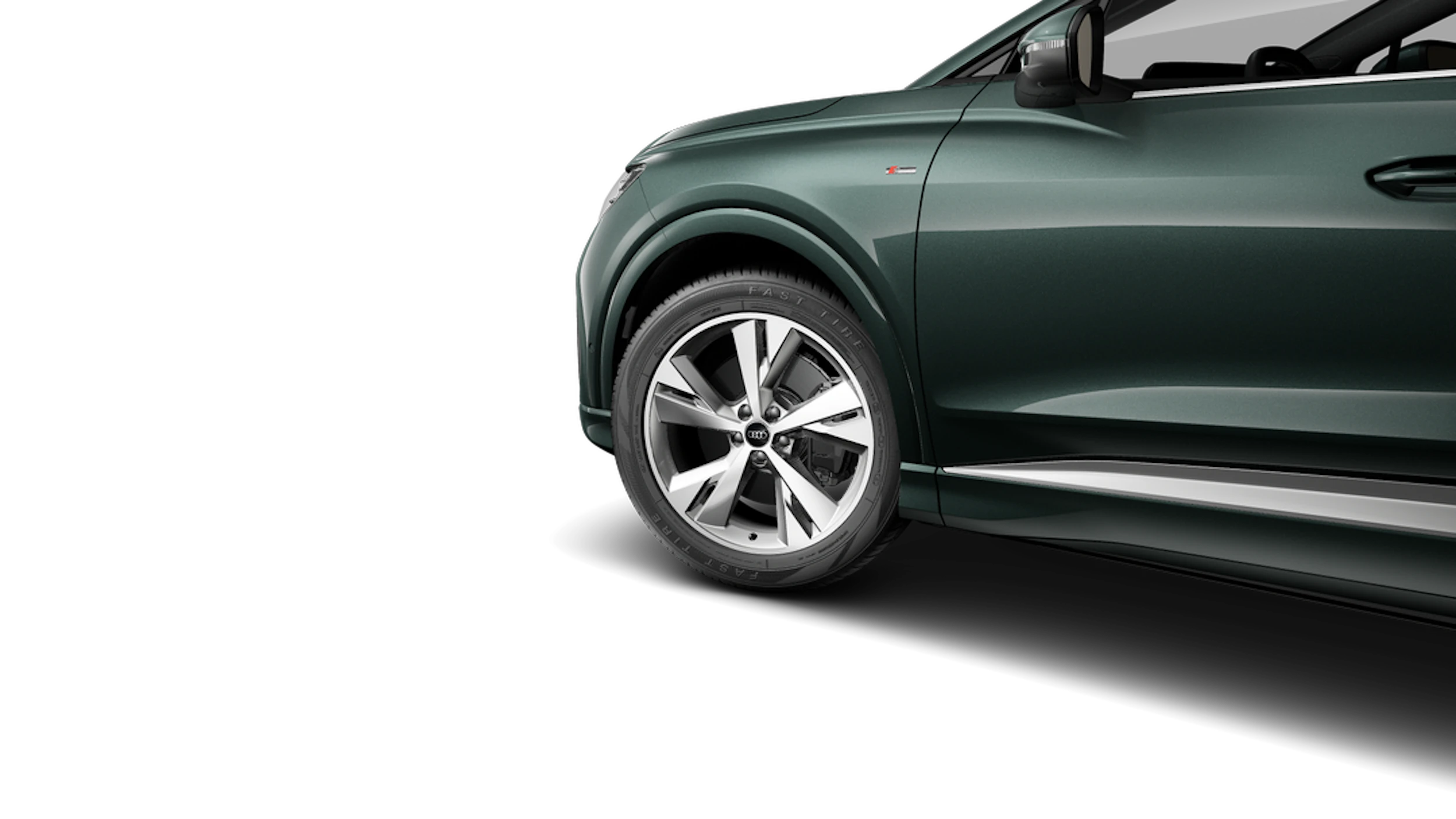 Sage-vihreä, metalliväri Audi Q4 e-tron 2027 kuva 11.