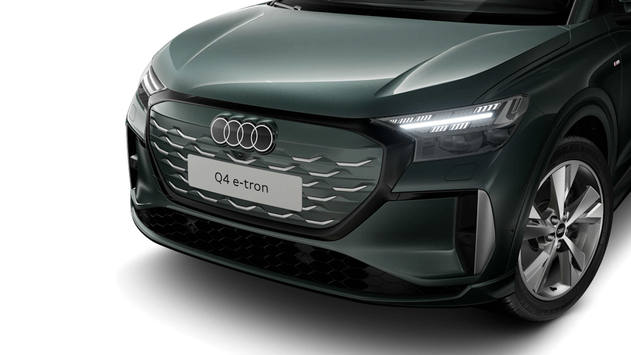 Sage-vihreä, metalliväri Audi Q4 e-tron 2027 kuva 6.
