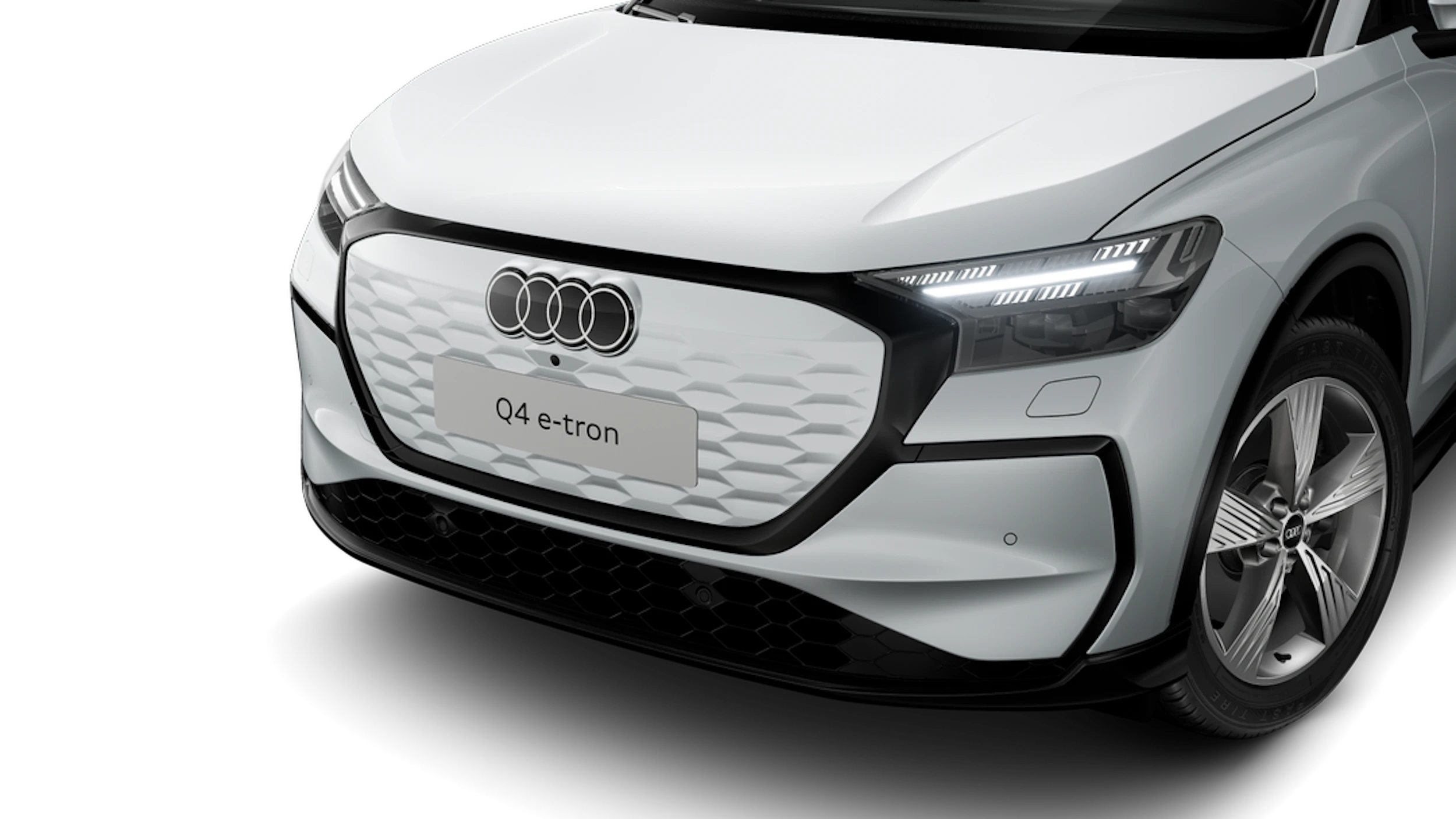 Jäätikönvalkoinen, metalliväri Audi Q4 e-tron 2027 kuva 6.