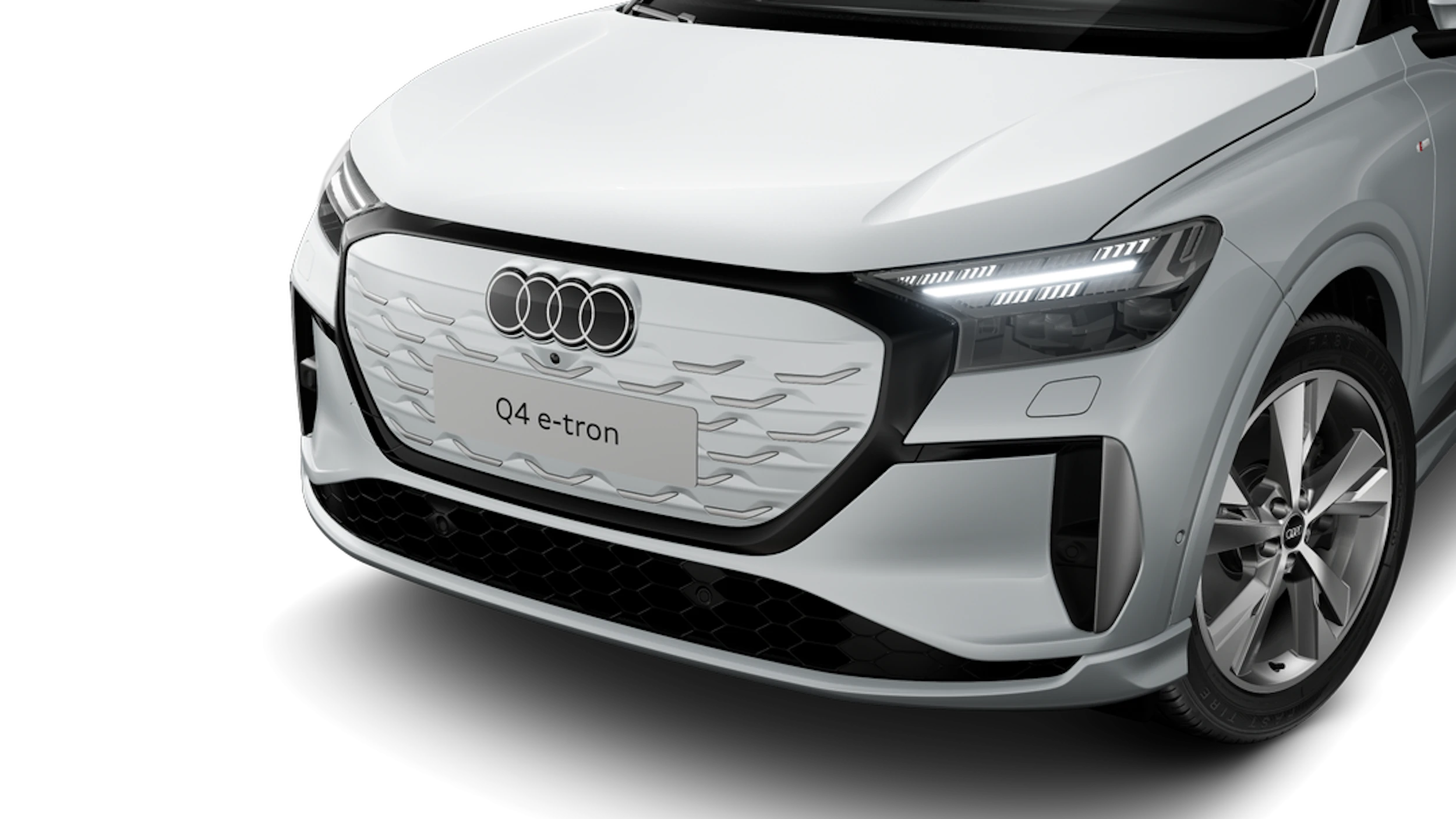 Jäätikönvalkoinen, metalliväri Audi Q4 e-tron 2027 kuva 6.